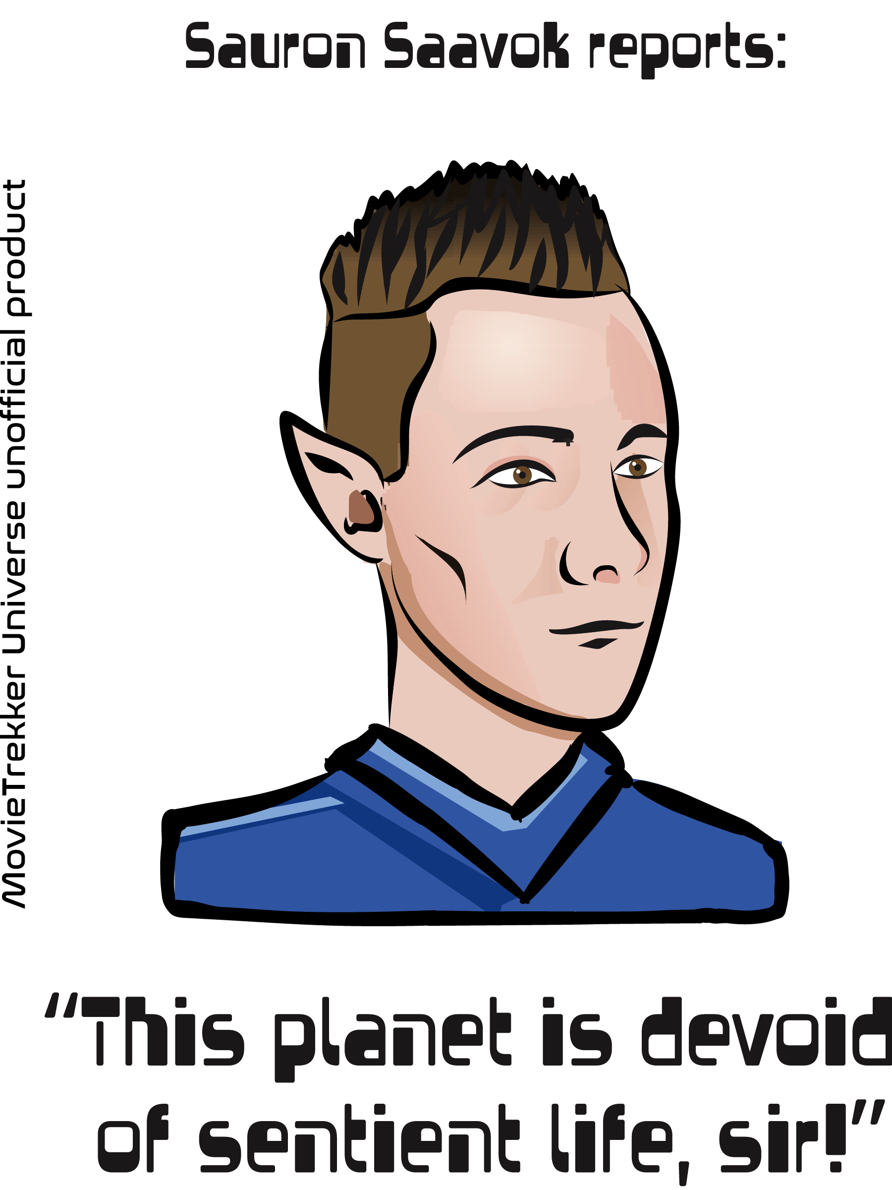 MovieTrekker Universe t-shirt design #4